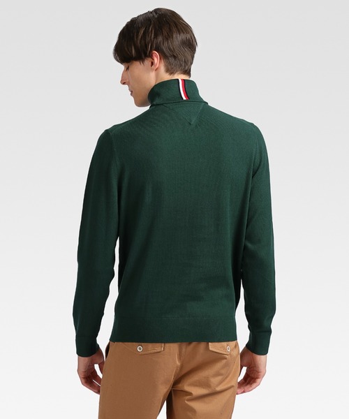 TOMMY HILFIGER（トミーヒルフィガー）の「カシミヤブレンドロールネックセーター（ニット/セーター・メンズ・グリーン/ブラウン/グレー/ブラック・LARGE/MEDIUM/SMALL/X-LARGE）」の8枚目の写真