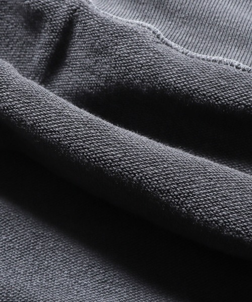 REMI RELIEF(レミレリーフ)の「REMI RELIEF/レミレリーフ SP加工裏毛 クルースウェット トレーナー(スウェット・メンズ・ブラック/ヘザーグレー/サックスブルー/ダークグリーン/オフホワイト/オレンジ/マスタード・XL/L/M/S)」の14枚目の写真