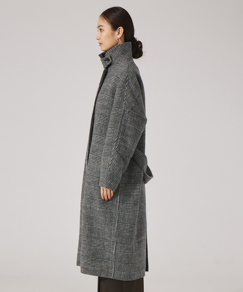 qualite(カリテ)の「ステンカラーコート(ステンカラーコート・レディース・ストライプ・38/36)」の6枚目の写真