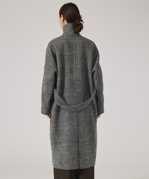 qualite(カリテ)の「ステンカラーコート(ステンカラーコート・レディース・ストライプ・38/36)」の2枚目の写真