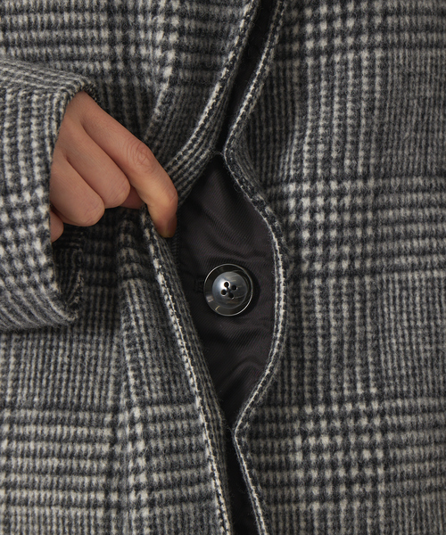 qualite(カリテ)の「ステンカラーコート(ステンカラーコート・レディース・ストライプ・38/36)」の5枚目の写真