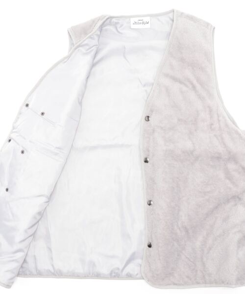 SPINNS（スピンズ）の「【フェイクファー】 ベスト（ベスト・メンズ・ブラック/カーキ/グレー/ブラウン・ONESIZE）」の9枚目の写真