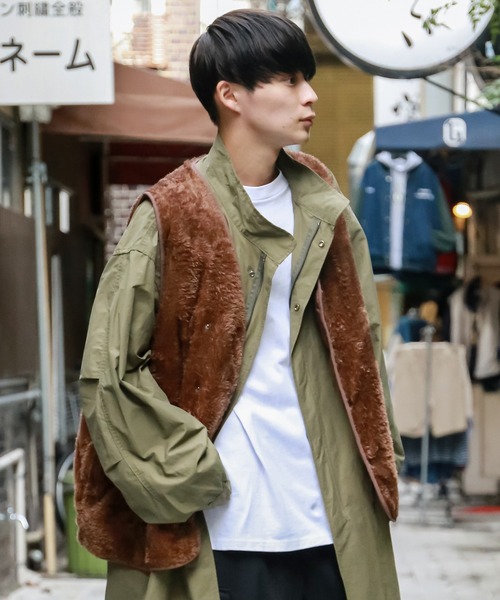 SPINNS（スピンズ）の「【フェイクファー】 ベスト（ベスト・メンズ・ブラック/カーキ/グレー/ブラウン・ONESIZE）」の10枚目の写真