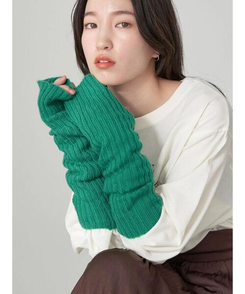 earth music&ecology（アースミュージックアンドエコロジー）の「アームカバー（アームカバー・レディース・イエロー/ブラック/ターコイズブルー/グリーン/オレンジ系その他/アイボリー・FREE）」の17枚目の写真