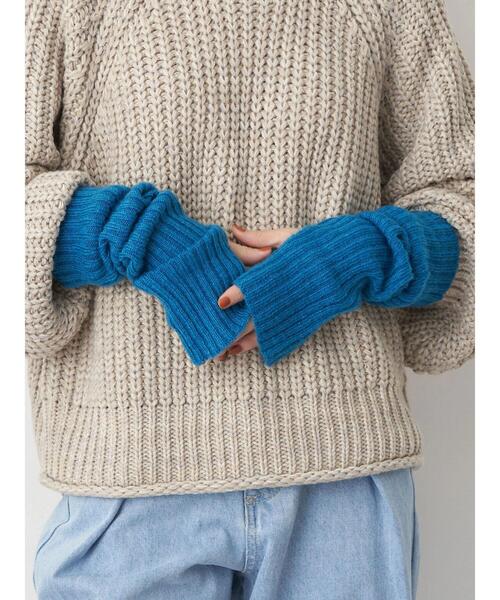 earth music&ecology（アースミュージックアンドエコロジー）の「アームカバー（アームカバー・レディース・イエロー/ブラック/ターコイズブルー/グリーン/オレンジ系その他/アイボリー・FREE）」の11枚目の写真