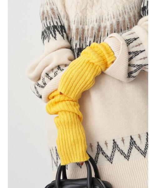 earth music&ecology（アースミュージックアンドエコロジー）の「アームカバー（アームカバー・レディース・イエロー/ブラック/ターコイズブルー/グリーン/オレンジ系その他/アイボリー・FREE）」の8枚目の写真