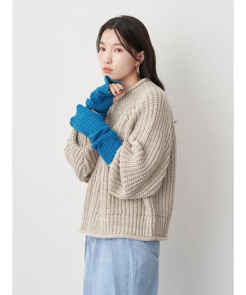 earth music&ecology（アースミュージックアンドエコロジー）の「アームカバー（アームカバー・レディース・イエロー/ブラック/ターコイズブルー/グリーン/オレンジ系その他/アイボリー・FREE）」の15枚目の写真