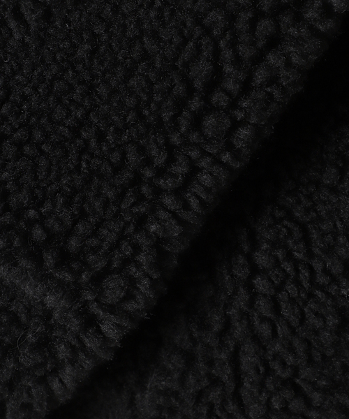 journal standard L'essage（ジャーナルスタンダードレサージュ）の「ボアアビエータージャケット（その他アウター・レディース・ブラック・FREE）」の7枚目の写真