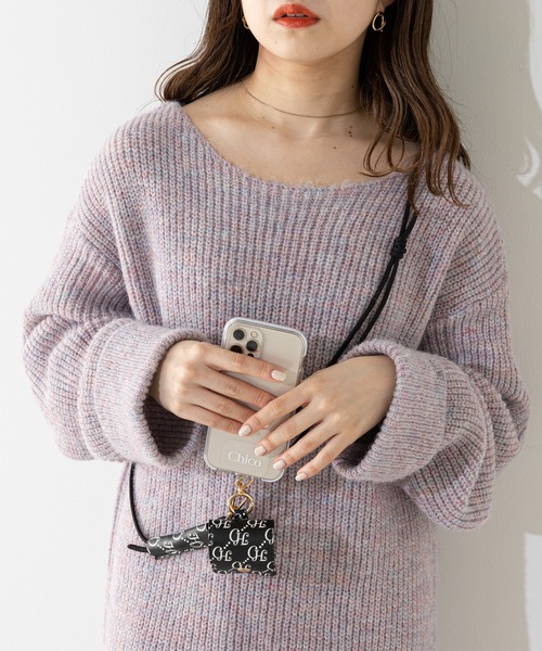 Chico(チコ)の「スマホショルダーストラップ(スマホグッズ・レディース・アイボリー/ピンク/ブラック/ミント・FREE)」の16枚目の写真