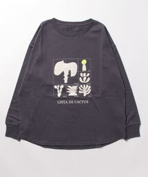 FIL DE FER | CACTUSプリント　ロンTEE(Tシャツ/カットソー)