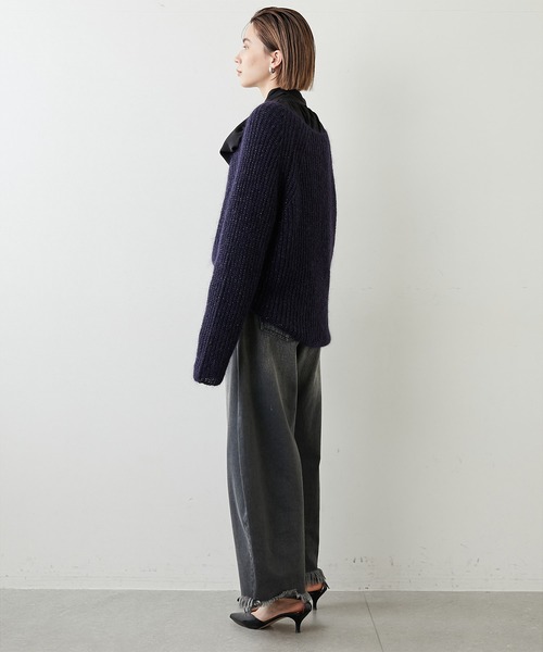 Whim Gazette（ウィムガゼット）の「ラメプルオーバー（ニット