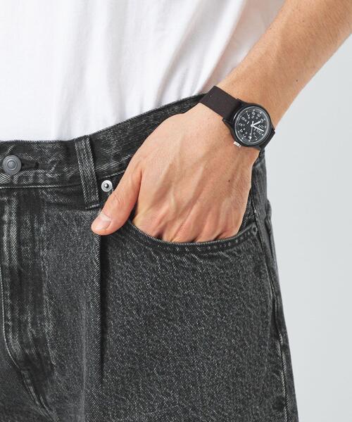 green label relaxing(グリーンレーベルリラクシング)の「シグネチャー デニム タック 5ポケット パンツ(デニムパンツ・メンズ・ホワイト/ブラック・XL/L/M/S)」の16枚目の写真