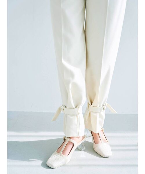 dazzlin（ダズリン）の「アンクルマークテーパードパンツ（その他パンツ・レディース・パープル/グリーン/アイボリー・SMALL/MEDIUM/X-SMALL）」の9枚目の写真