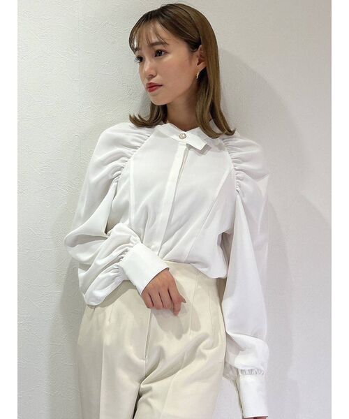 dazzlin（ダズリン）の「アンクルマークテーパードパンツ（その他パンツ・レディース・パープル/グリーン/アイボリー・SMALL/MEDIUM/X-SMALL）」の13枚目の写真