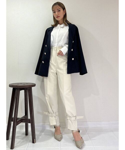 dazzlin（ダズリン）の「アンクルマークテーパードパンツ（その他パンツ・レディース・パープル/グリーン/アイボリー・SMALL/MEDIUM/X-SMALL）」の12枚目の写真