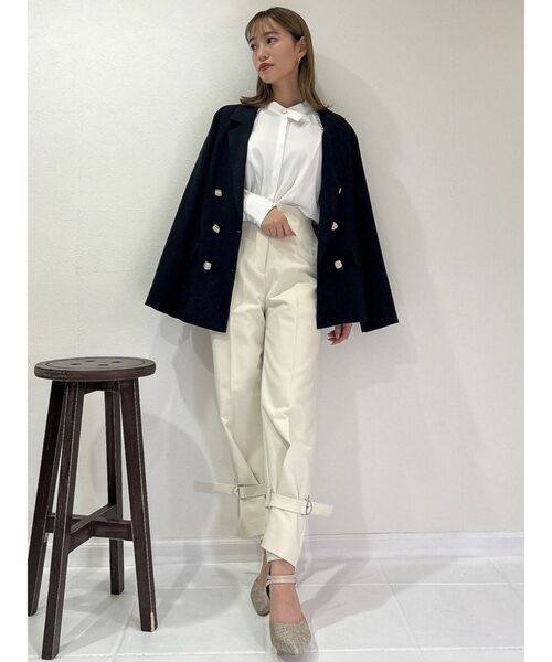 dazzlin（ダズリン）の「アンクルマークテーパードパンツ（その他パンツ・レディース・パープル/グリーン/アイボリー・SMALL/MEDIUM/X-SMALL）」の8枚目の写真