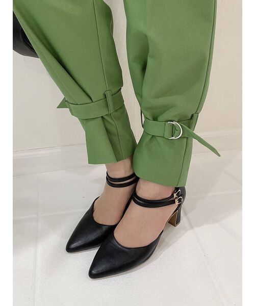 dazzlin（ダズリン）の「アンクルマークテーパードパンツ（その他パンツ・レディース・パープル/グリーン/アイボリー・SMALL/MEDIUM/X-SMALL）」の18枚目の写真