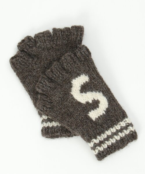 Black Sheep(ブラックシープ)の「Black Sheep ブラックシープ グローブ(手袋・レディース・マスタード/ネイビー/グレー・FREE)」の2枚目の写真