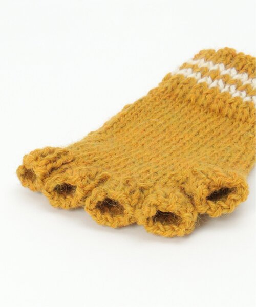 Black Sheep(ブラックシープ)の「Black Sheep ブラックシープ グローブ(手袋・レディース・マスタード/ネイビー/グレー・FREE)」の5枚目の写真