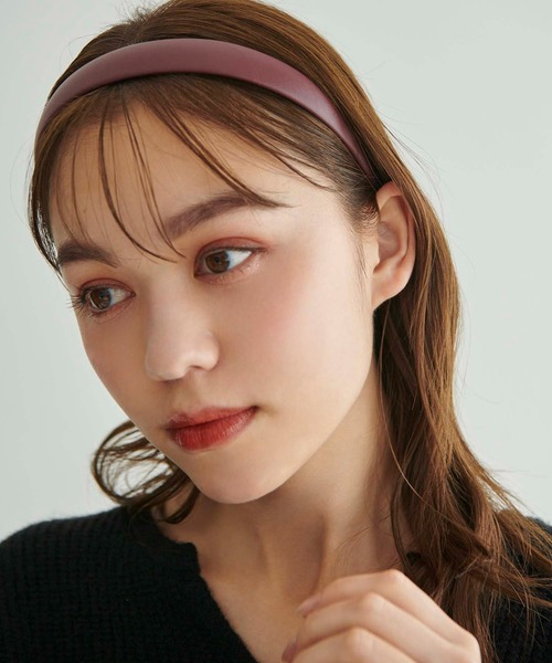 ソフトレザーカチューシャ（カチューシャ）｜Edit Sheen（エディット