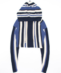 GGD SELECT（ジージーディー　セレクト）の「Stripe Knit Hoodie（ニット/セーター）」