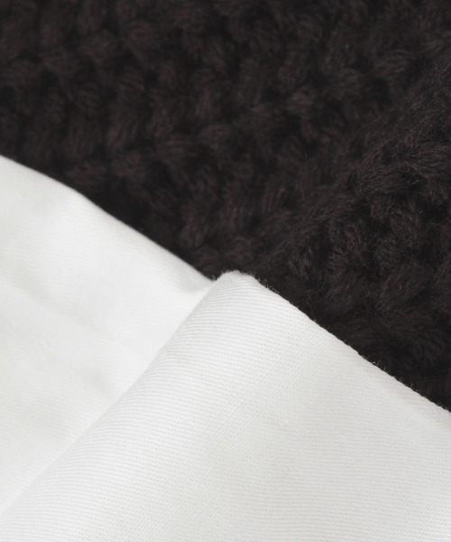 petit main（プティマイン）の「【リンク】パールニットドッキングトップス（ニット/セーター・キッズ・アイボリー/ブラック・130cm/120cm/90cm/80ｃｍ/110cm/100cm）」の9枚目の写真