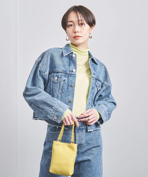 UNITED ARROWS（ユナイテッドアローズ）の「カットオフ デニムジャケット（デニムジャケット・レディース・ホワイト/コバルトブルー・36/38）」の12枚目の写真