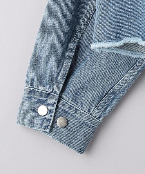 UNITED ARROWS（ユナイテッドアローズ）の「カットオフ デニムジャケット（デニムジャケット・レディース・ホワイト/コバルトブルー・36/38）」の19枚目の写真