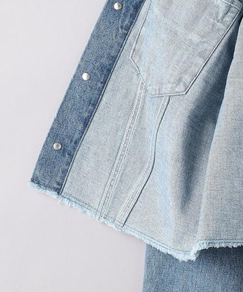 UNITED ARROWS（ユナイテッドアローズ）の「カットオフ デニムジャケット（デニムジャケット・レディース・ホワイト/コバルトブルー・36/38）」の21枚目の写真