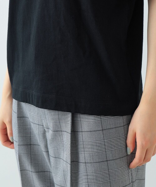 Ray BEAMS（レイビームス）の「Ray BEAMS / シアー ケープスリーブ Tシャツ（Tシャツ/カットソー・レディース・ホワイト/ブラック・ONE SIZE）」の13枚目の写真