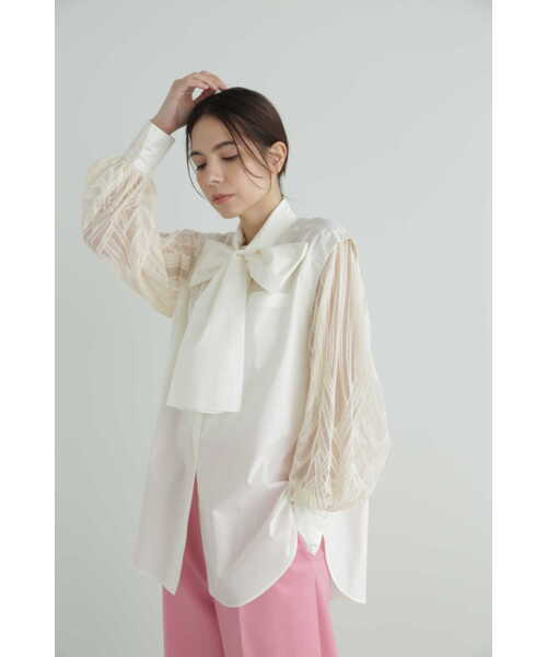 JILL STUART(ジルスチュアート)の「◆ミラーエンブロイダリーシャツ(シャツ/ブラウス・レディース・ホワイト/ブラック・MEDIUM/SMALL)」の15枚目の写真