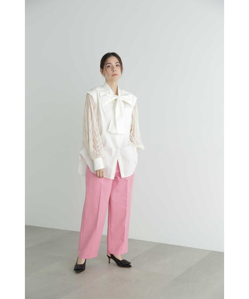 JILL STUART(ジルスチュアート)の「◆ミラーエンブロイダリーシャツ(シャツ/ブラウス・レディース・ホワイト/ブラック・MEDIUM/SMALL)」の21枚目の写真