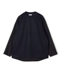 コットン シャツコンビデザインプルオーバー