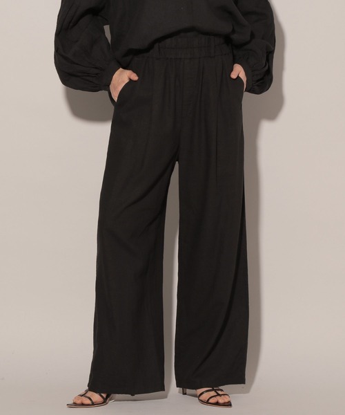 BARNYARDSTORM(バンヤードストーム)の「新色追加 / リネンイージーパンツ(その他パンツ・レディース・ベージュ/ブラック/カーキ/ブラウン・0/1)」の18枚目の写真