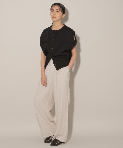 BARNYARDSTORM(バンヤードストーム)の「新色追加 / リネンイージーパンツ(その他パンツ・レディース・ベージュ/ブラック/カーキ/ブラウン・0/1)」の19枚目の写真