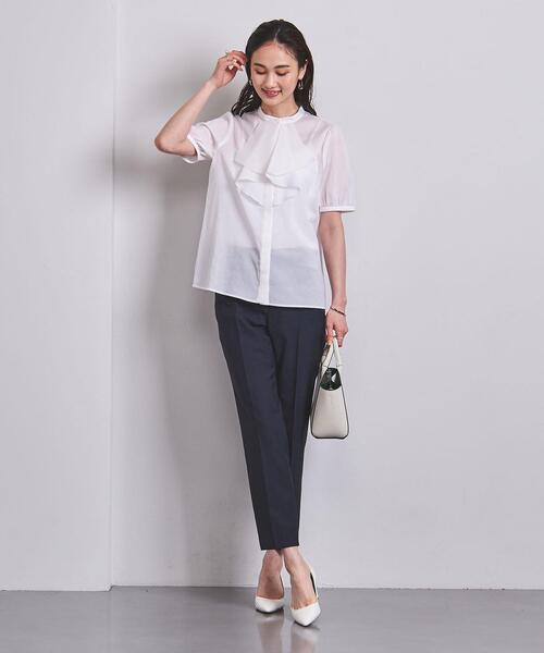 UNITED ARROWS（ユナイテッドアローズ）の「CANONICO スリムパンツ（その他パンツ・レディース・ブラック/ネイビー/モカ・34/38/40/36）」の12枚目の写真