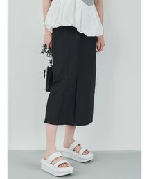 ELENDEEK | PIN TUCK STRAIGHT SK(スカート)