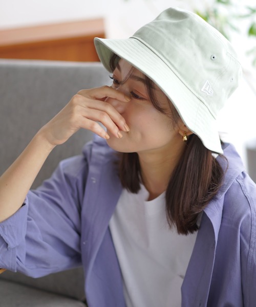 NEW ERA(ニューエラ)の「NEW ERA ニューエラ バケットハット BUCKET-01 / バケット01 バケハ 帽子(ハット・メンズ・ブラック/ライトグリーン系/ダークグリーン/ネイビー/インディゴブルー/ベージュ/ブルー系/ホワイト/ライトグレー/オレンジ系・S/M/M/L/L/XL)」の1枚目の写真