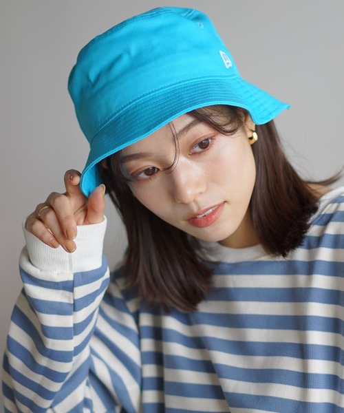 NEW ERA(ニューエラ)の「NEW ERA ニューエラ バケットハット BUCKET-01 / バケット01 バケハ 帽子(ハット・メンズ・ブラック/ライトグリーン系/ダークグリーン/ネイビー/インディゴブルー/ベージュ/ブルー系/ホワイト/ライトグレー/オレンジ系・S/M/M/L/L/XL)」の9枚目の写真