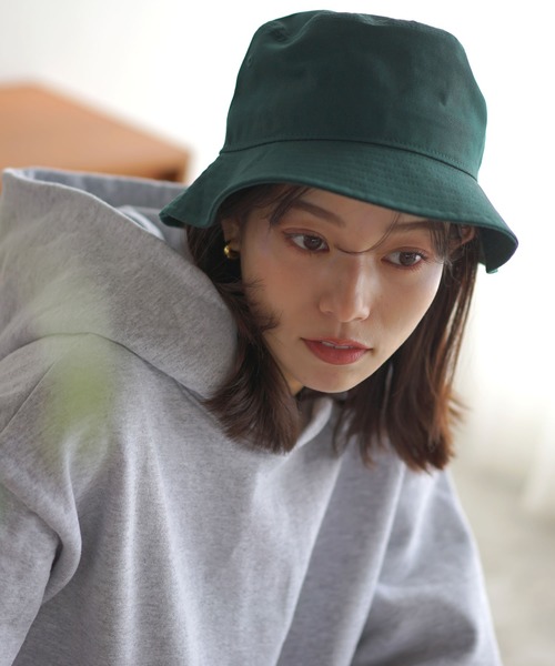 NEW ERA(ニューエラ)の「NEW ERA ニューエラ バケットハット BUCKET-01 / バケット01 バケハ 帽子(ハット・メンズ・ブラック/ライトグリーン系/ダークグリーン/ネイビー/インディゴブルー/ベージュ/ブルー系/ホワイト/ライトグレー/オレンジ系・S/M/M/L/L/XL)」の6枚目の写真