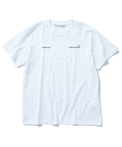 STUDIOUS(ステュディオス)の「GOTHIC ROCK T-SHIRT(Tシャツ/カットソー・メンズ・ホワイト/ブラック・46/48)」の1枚目の写真