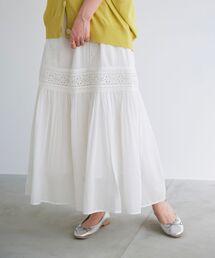 le.coeur blanc | ティアードレーススカート(スカート)