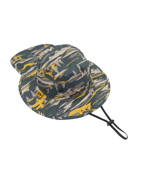 KiU（キウ）の「紫外線防止キッズサンシェードUVハット（ハット・キッズ・ブラック系その他/カーキ/ブラック/カラフル/ダークネイビー/サンドベージュ/ベージュ/ブルー系その他/タイガーカモ・SMALL/MEDIUM/LARGE）」の6枚目の写真