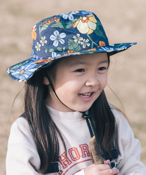 KiU（キウ）の「紫外線防止キッズサンシェードUVハット（ハット・キッズ・ブラック系その他/カーキ/ブラック/カラフル/ダークネイビー/サンドベージュ/ベージュ/ブルー系その他/タイガーカモ・SMALL/MEDIUM/LARGE）」の9枚目の写真