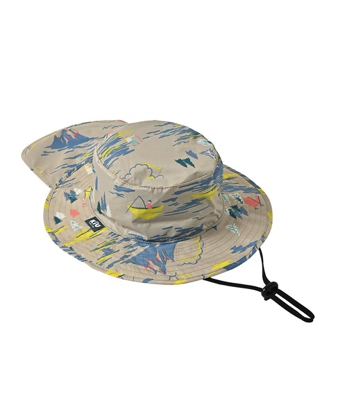 KiU（キウ）の「紫外線防止キッズサンシェードUVハット（ハット・キッズ・ブラック系その他/カーキ/ブラック/カラフル/ダークネイビー/サンドベージュ/ベージュ/ブルー系その他/タイガーカモ・SMALL/MEDIUM/LARGE）」の4枚目の写真