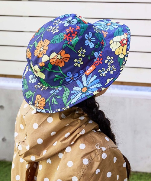 KiU（キウ）の「紫外線防止キッズサンシェードUVハット（ハット・キッズ・ブラック系その他/カーキ/ブラック/カラフル/ダークネイビー/サンドベージュ/ベージュ/ブルー系その他/タイガーカモ・SMALL/MEDIUM/LARGE）」の12枚目の写真