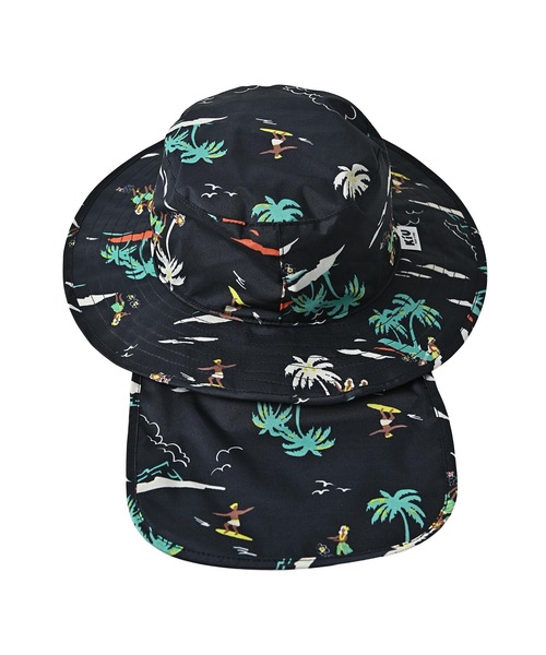 KiU（キウ）の「紫外線防止キッズサンシェードUVハット（ハット・キッズ・ブラック系その他/カーキ/ブラック/カラフル/ダークネイビー/サンドベージュ/ベージュ/ブルー系その他/タイガーカモ・SMALL/MEDIUM/LARGE）」の22枚目の写真