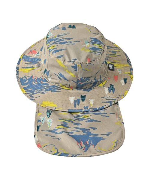 KiU（キウ）の「紫外線防止キッズサンシェードUVハット（ハット・キッズ・ブラック系その他/カーキ/ブラック/カラフル/ダークネイビー/サンドベージュ/ベージュ/ブルー系その他/タイガーカモ・SMALL/MEDIUM/LARGE）」の19枚目の写真