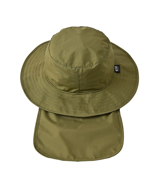 KiU（キウ）の「紫外線防止キッズサンシェードUVハット（ハット・キッズ・ブラック系その他/カーキ/ブラック/カラフル/ダークネイビー/サンドベージュ/ベージュ/ブルー系その他/タイガーカモ・SMALL/MEDIUM/LARGE）」の20枚目の写真