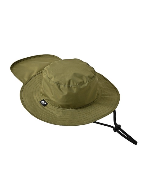 KiU（キウ）の「紫外線防止キッズサンシェードUVハット（ハット・キッズ・ブラック系その他/カーキ/ブラック/カラフル/ダークネイビー/サンドベージュ/ベージュ/ブルー系その他/タイガーカモ・SMALL/MEDIUM/LARGE）」の21枚目の写真